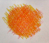 drawing with coloured pencil